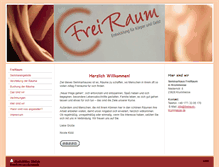 Tablet Screenshot of freiraum-krummesse.de